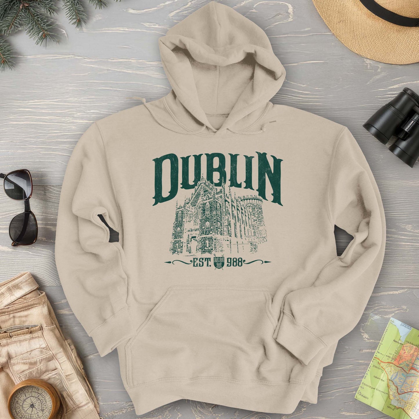 Dublin Ireland Castle Hoodie