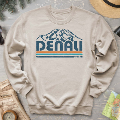 Denali Retro Stripe Crewneck Sweatshirt