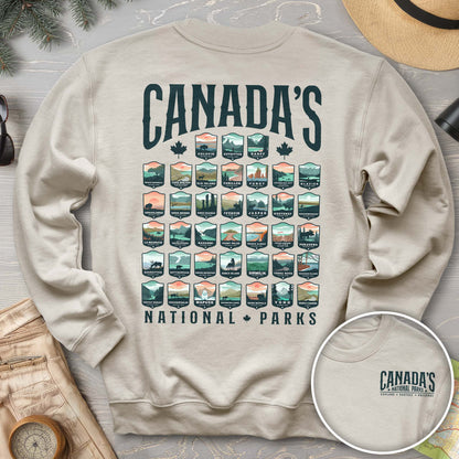 Canada's National Parks "Badges" Sweatshirt