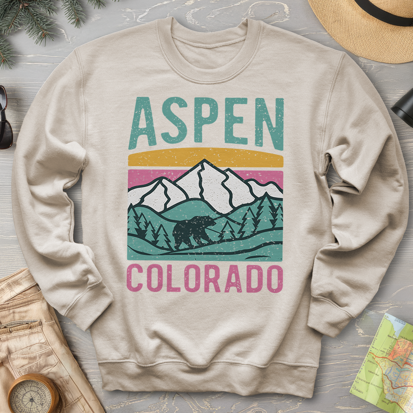 Aspen Colorado Bear Sweatshirt