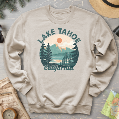 Lake Tahoe California Circle Sweatshirt