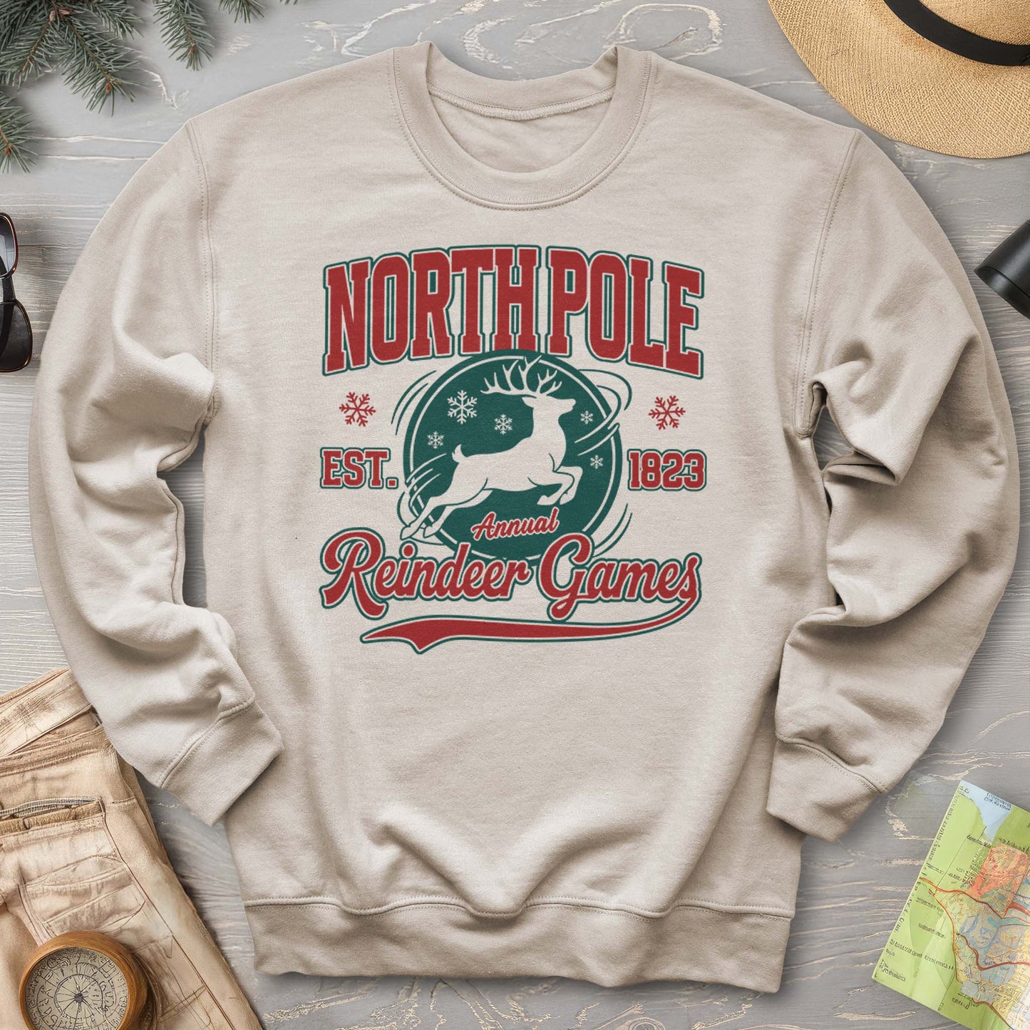 North Pole Annual Reindeer Games Sweatshirt
