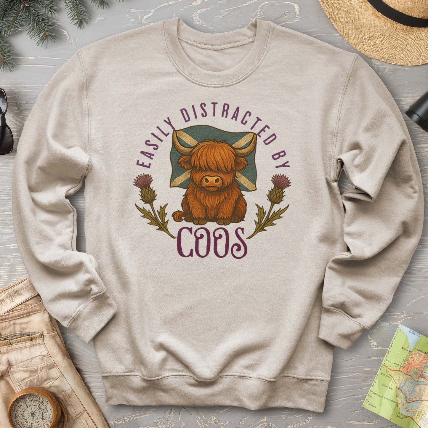 Easily Distracted By Coos Sweatshirt