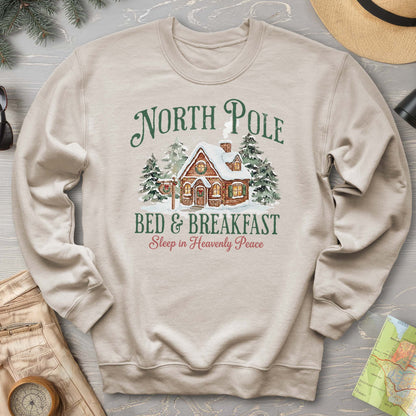 North Pole Bed and Breakfast "Heavenly Peace" Sweatshirt