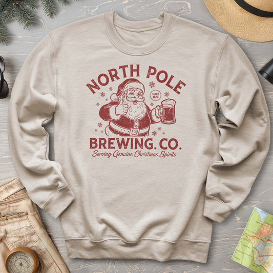 North Pole Brewing Company Vintage Print Sweatshirt