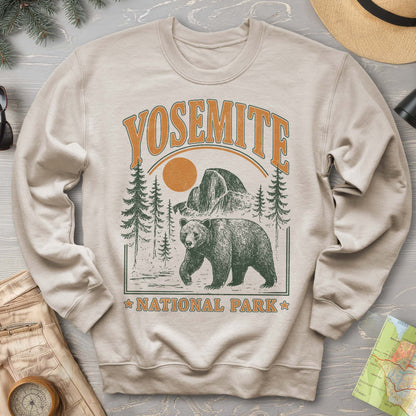 Yosemite National Park "Vintage El Capitan" Bear Sweatshirt