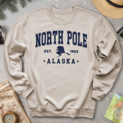North Pole Alaska Varsity Sweatshirt