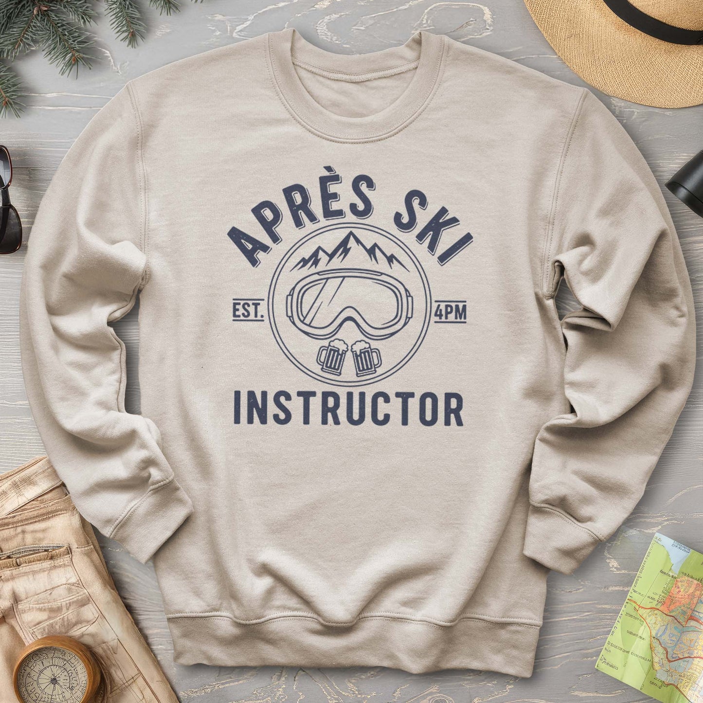 Après Ski Instructor "Goggles" Sweatshirt