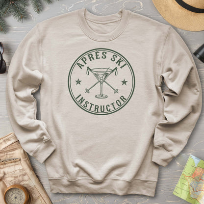 Après Ski Instructor "Vintage Badge" Sweatshirt