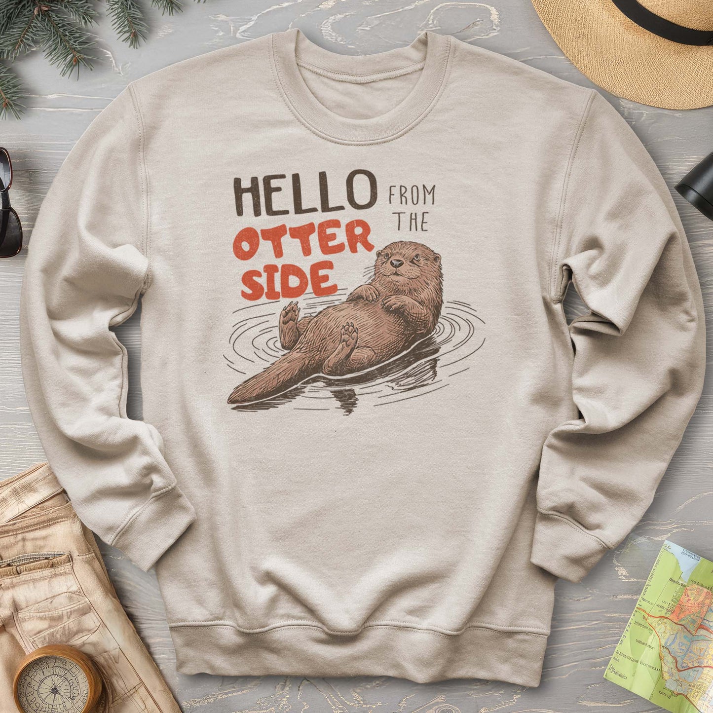 Hello From the Otter Side Sweatshirt