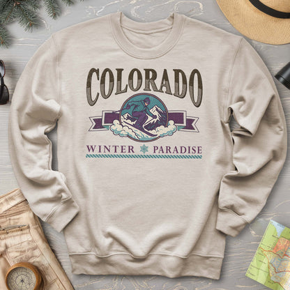 Colorado 90's Retro Ski Sprint Sweatshirt