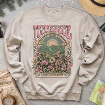 Tennessee Smoky Mountains Butterfly Sweatshirt
