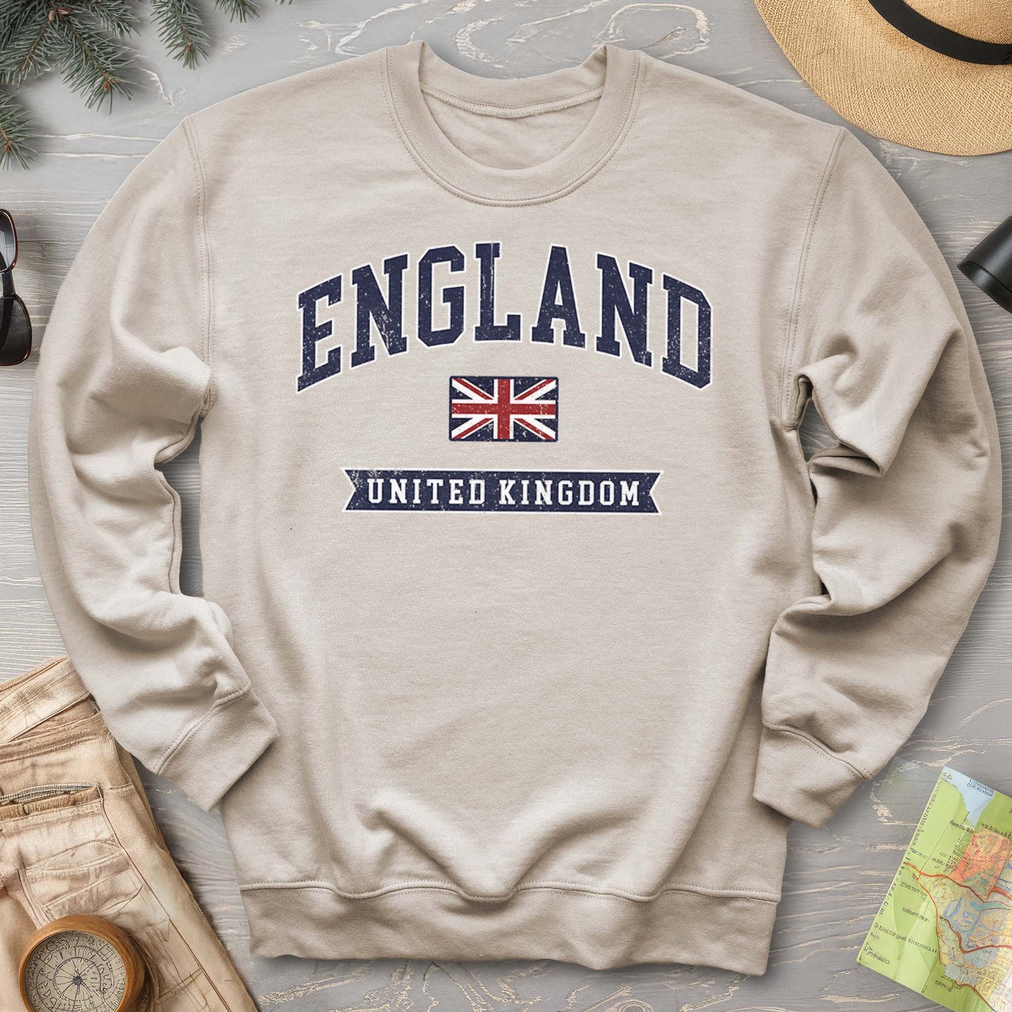 England Varsity Flag Sweatshirt