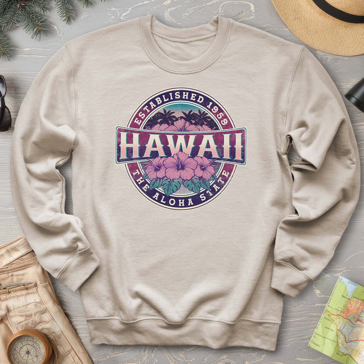 Hawaii Badge Sweatshirt