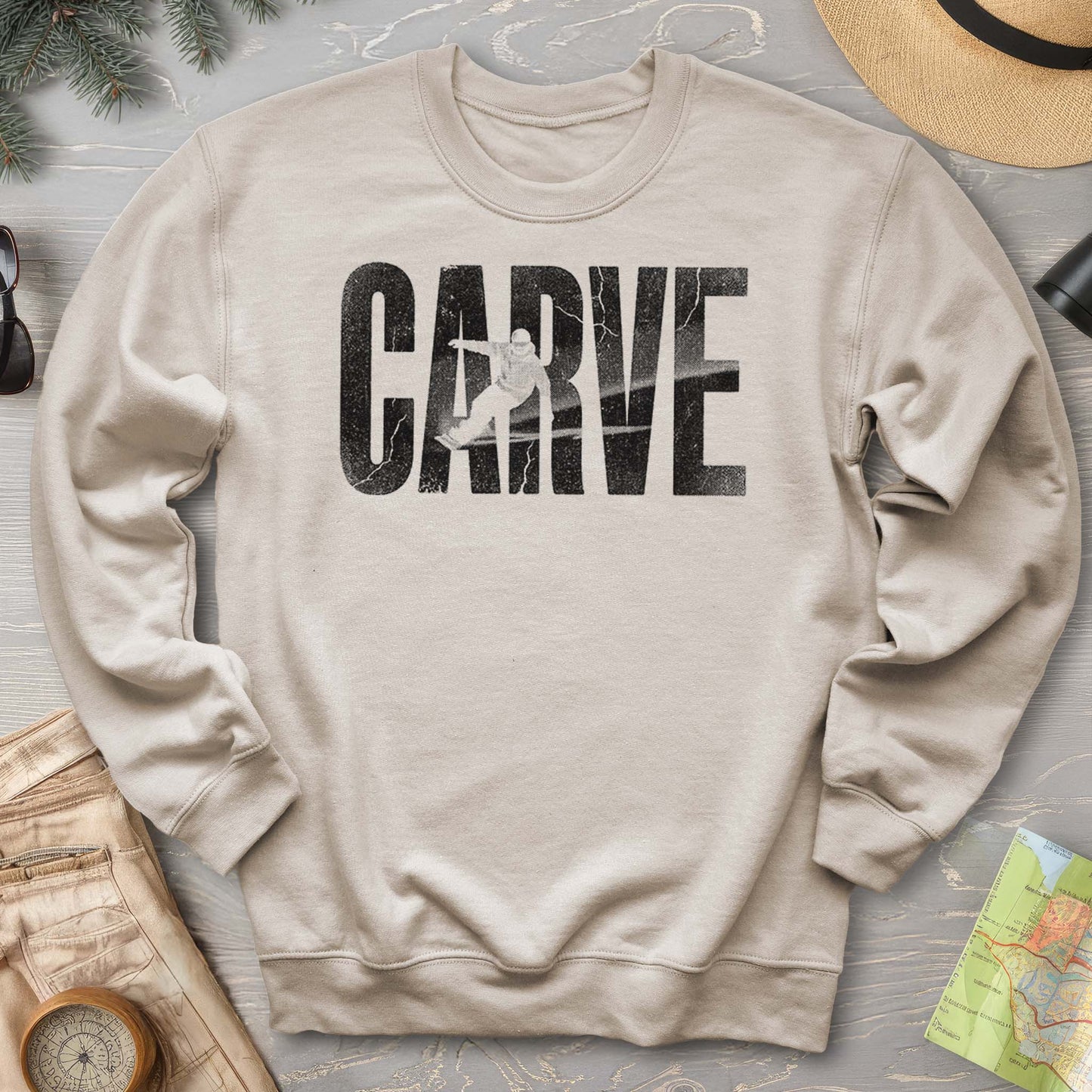 Carve Snowboard Sweatshirt