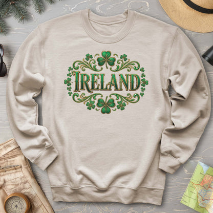 Ireland Shamrock Emblem Sweatshirt