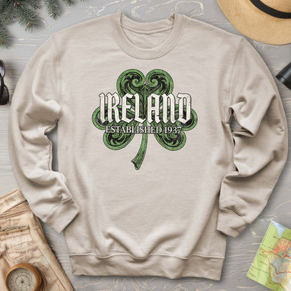 Ireland Gothic Shamrock Sweatshirt