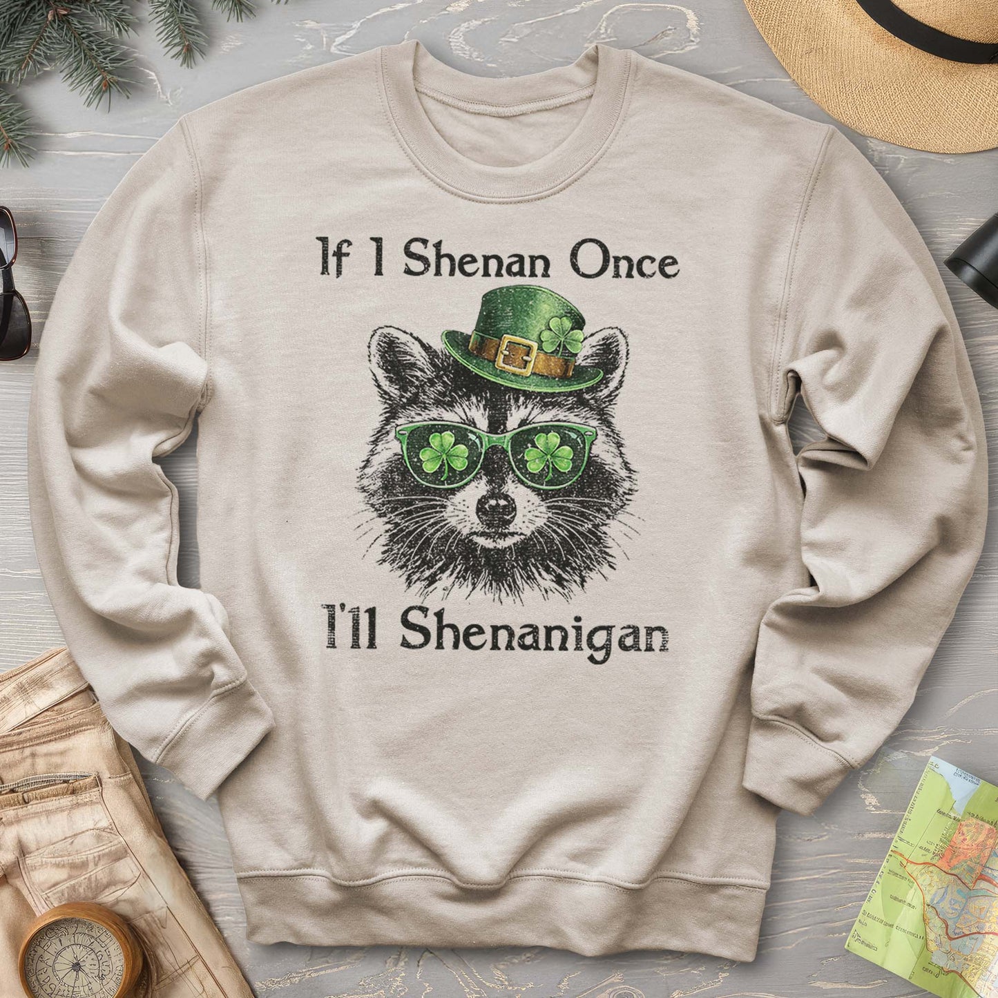 Shenanigans Raccoon Sweatshirt