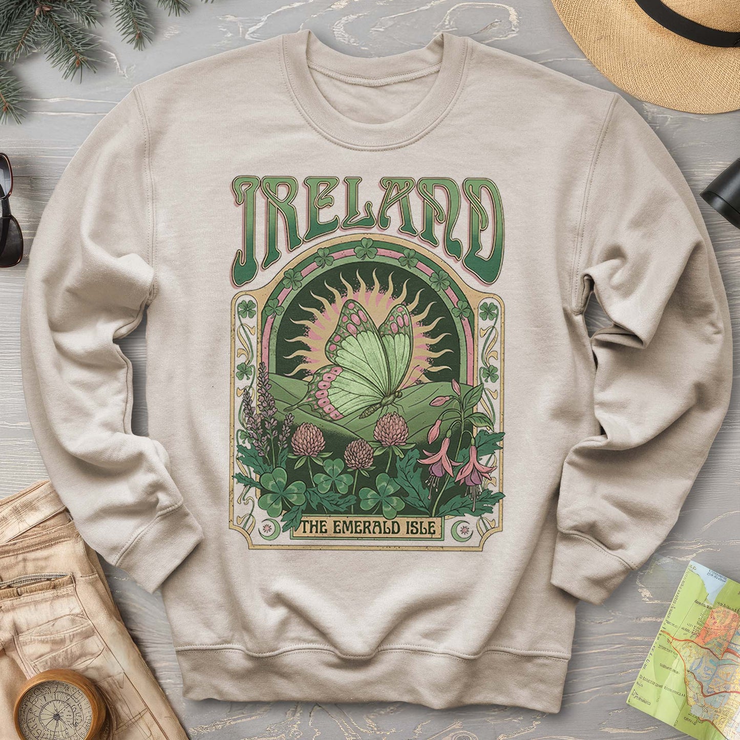 Ireland Butterfly Sweatshirt