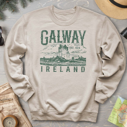 Galway Ireland Vintage Print Sweatshirt