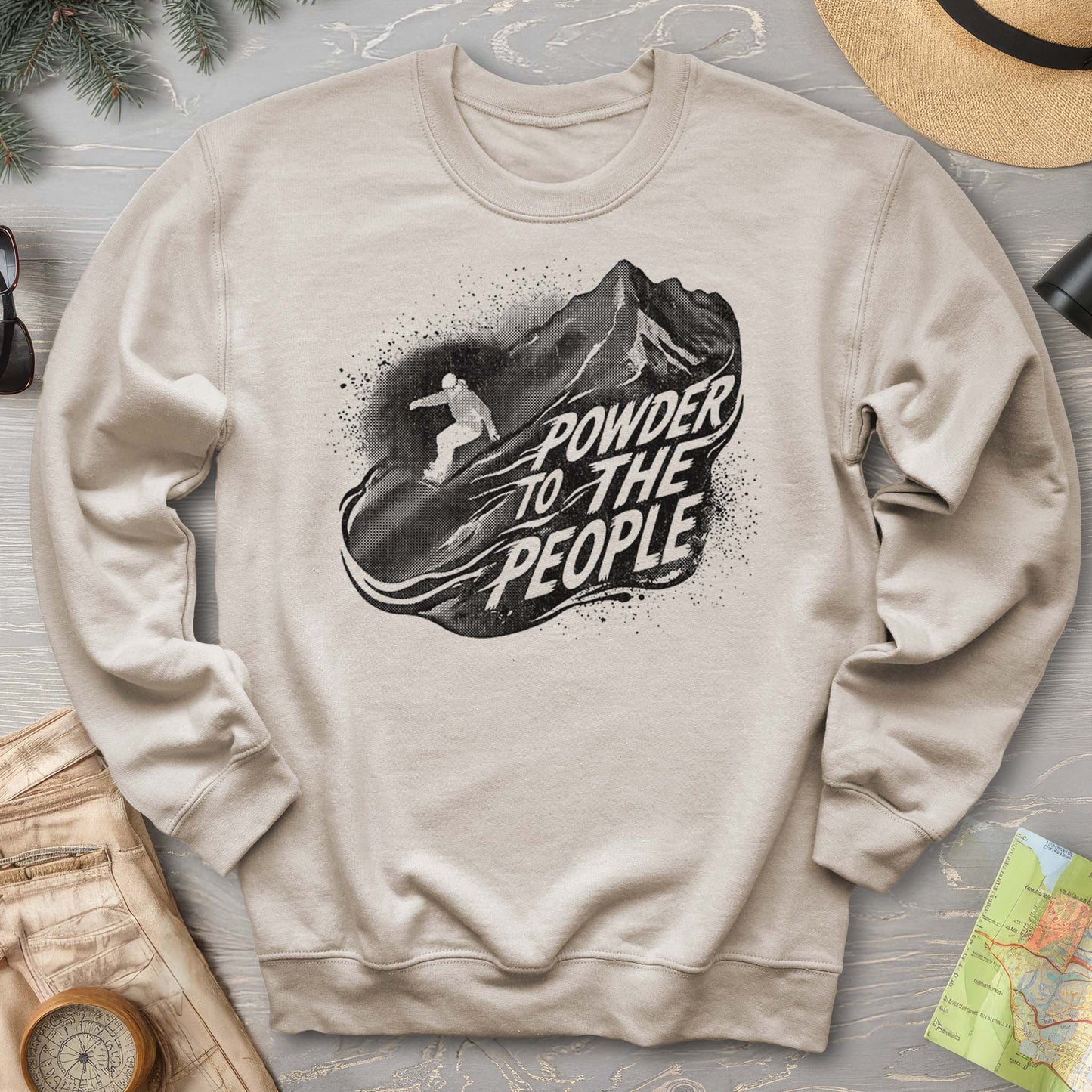 Powder to the People Boarding Sweatshirt