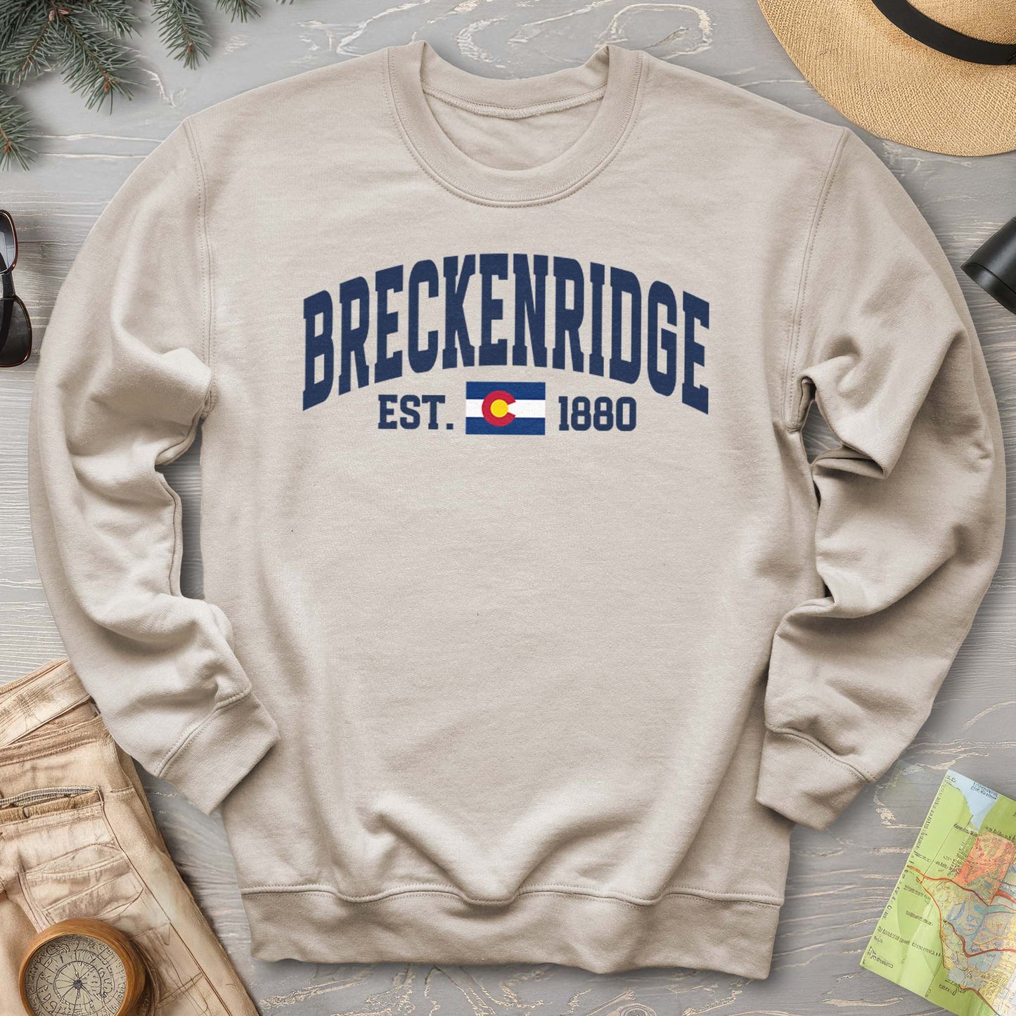 Breckenridge Colorado Varsity Sweatshirt