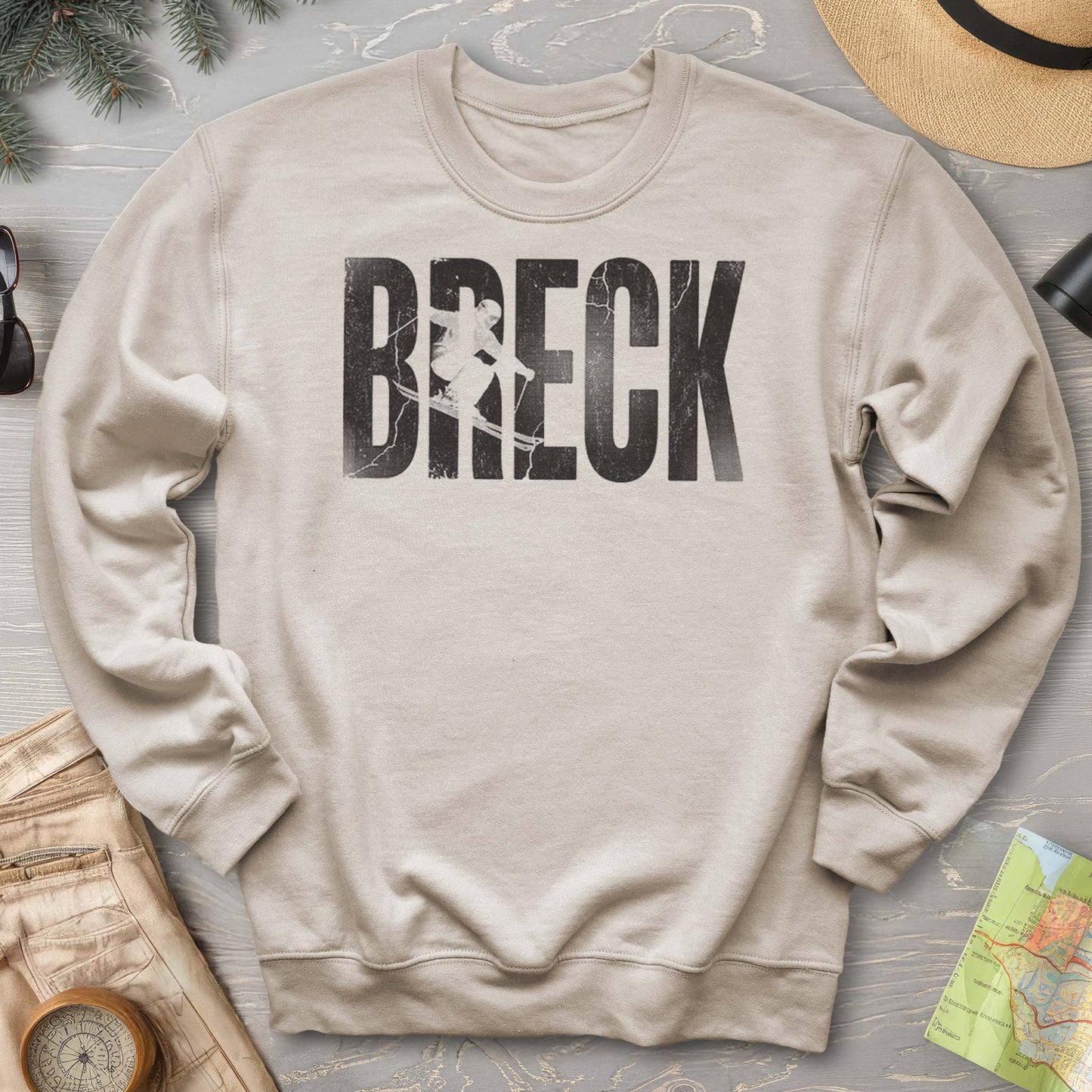 BRECK Skier Sweatshirt