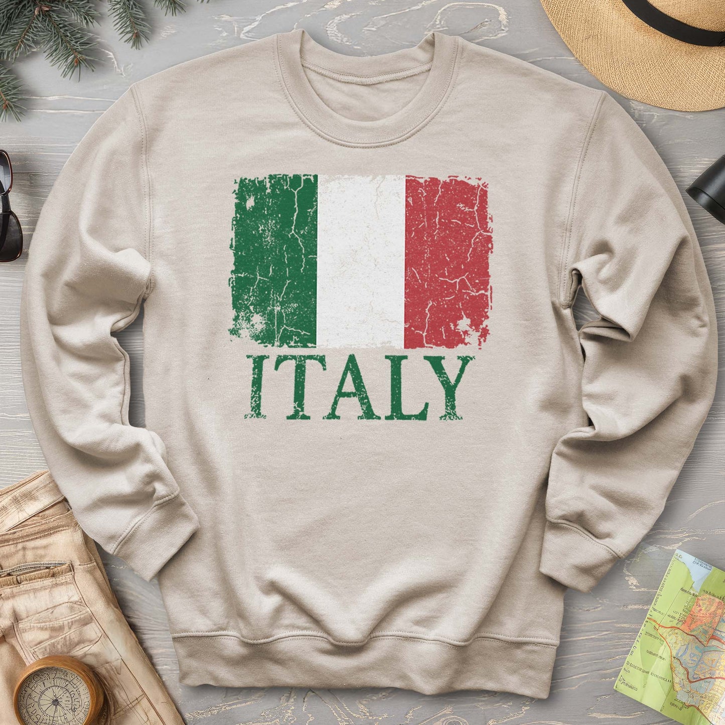 Italy Flag Sweatshirt