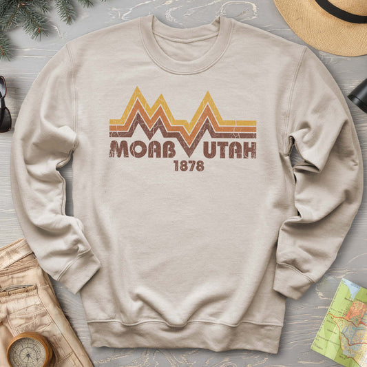 Moab Utah Retro Sweatshirt