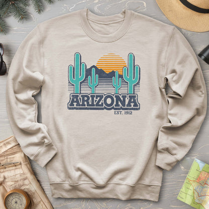 Arizona Retro Cactus Sweatshirt