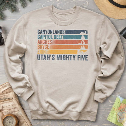 Utah's Mighty Five Stripes Sweatshirt