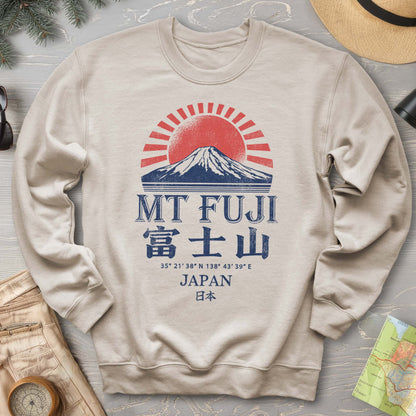 Mount Fuji Rising Sun Sweatshirt