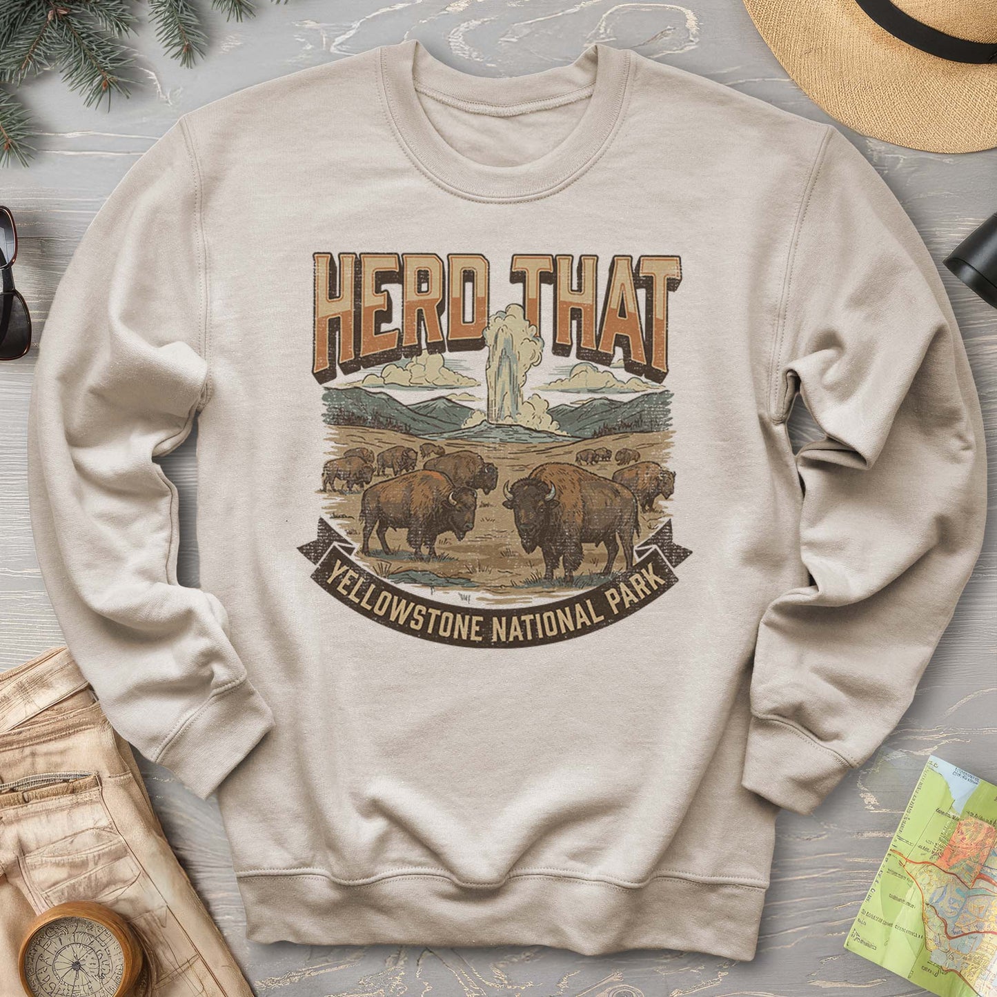 Herd That Yellowstone Sweatshirt