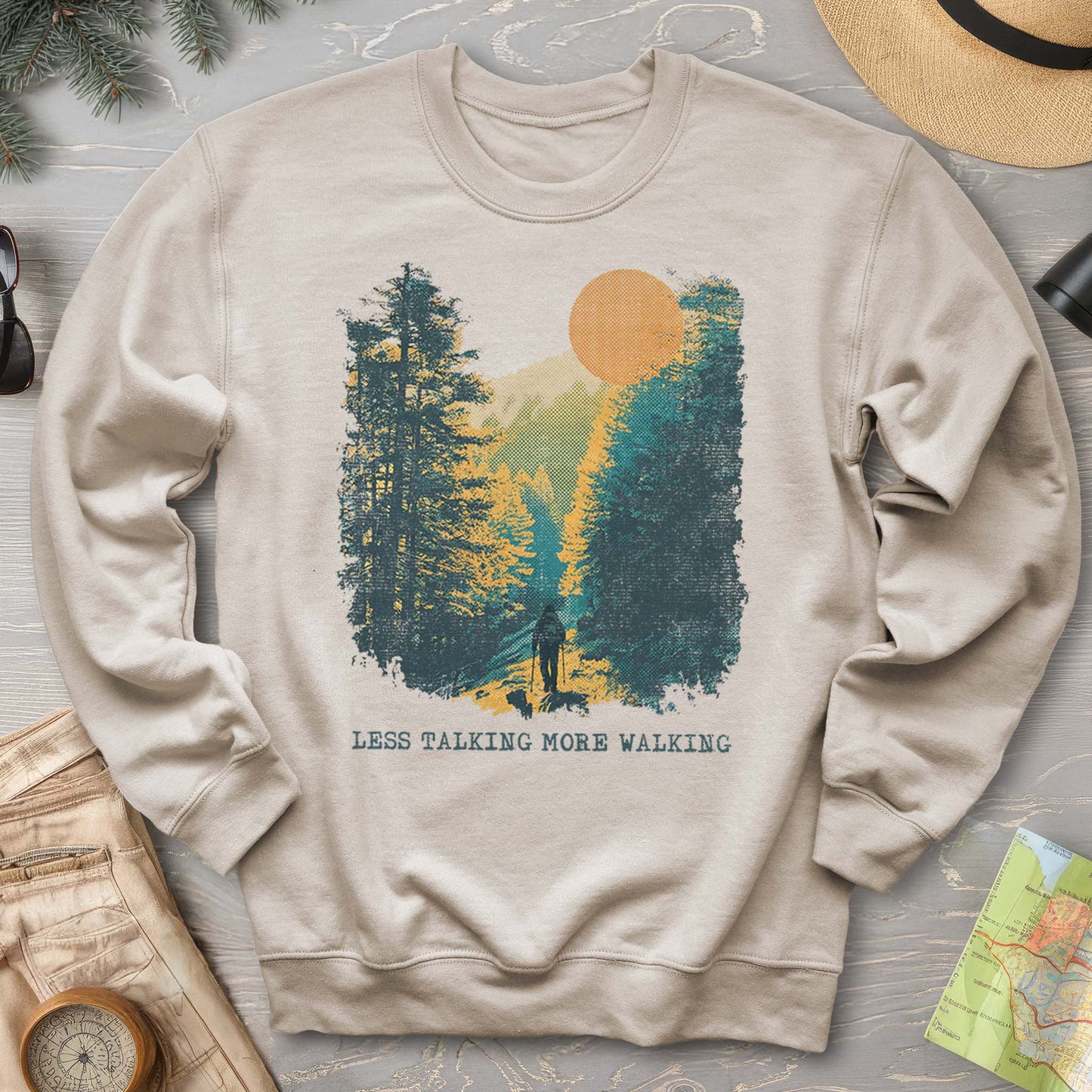Less Talking More Walking Sweatshirt