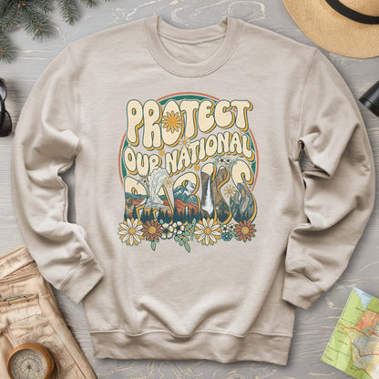 Protect Our Parks Groovy Sweatshirt