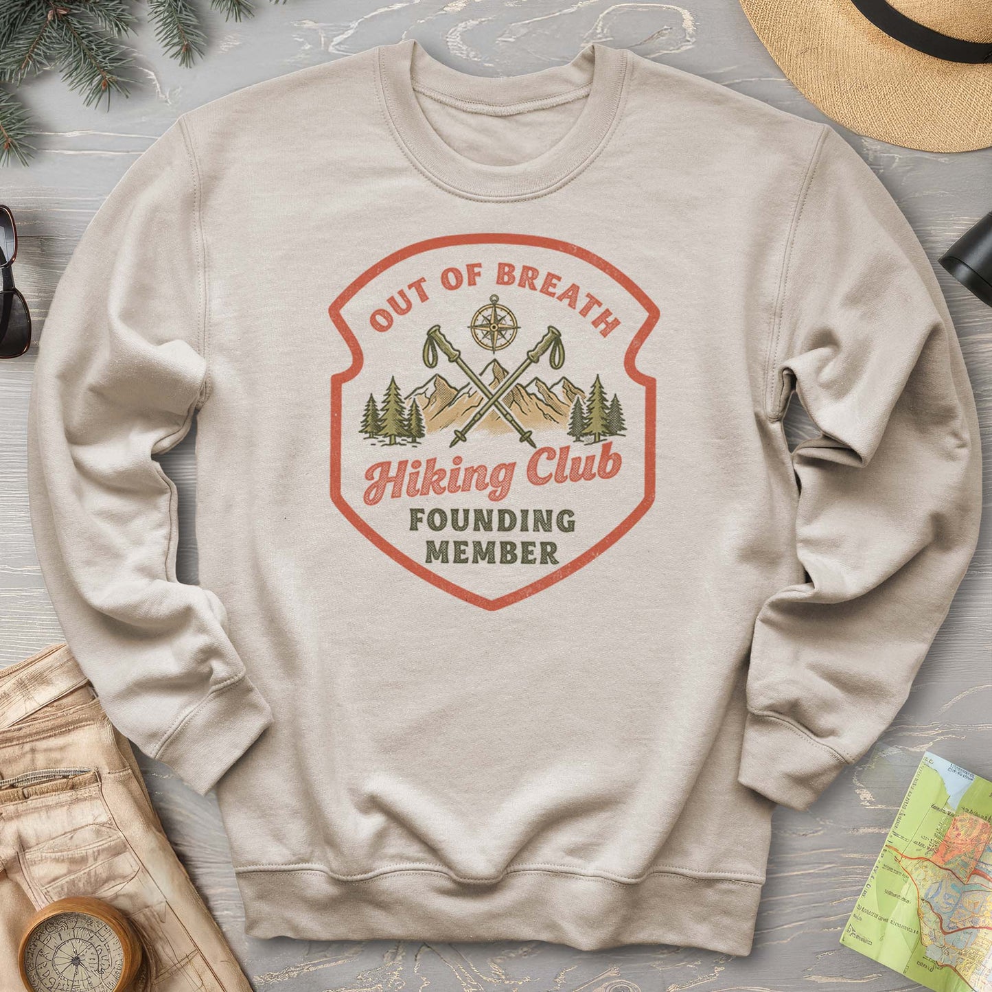 Out of Breath Hiking Club Sweatshirt