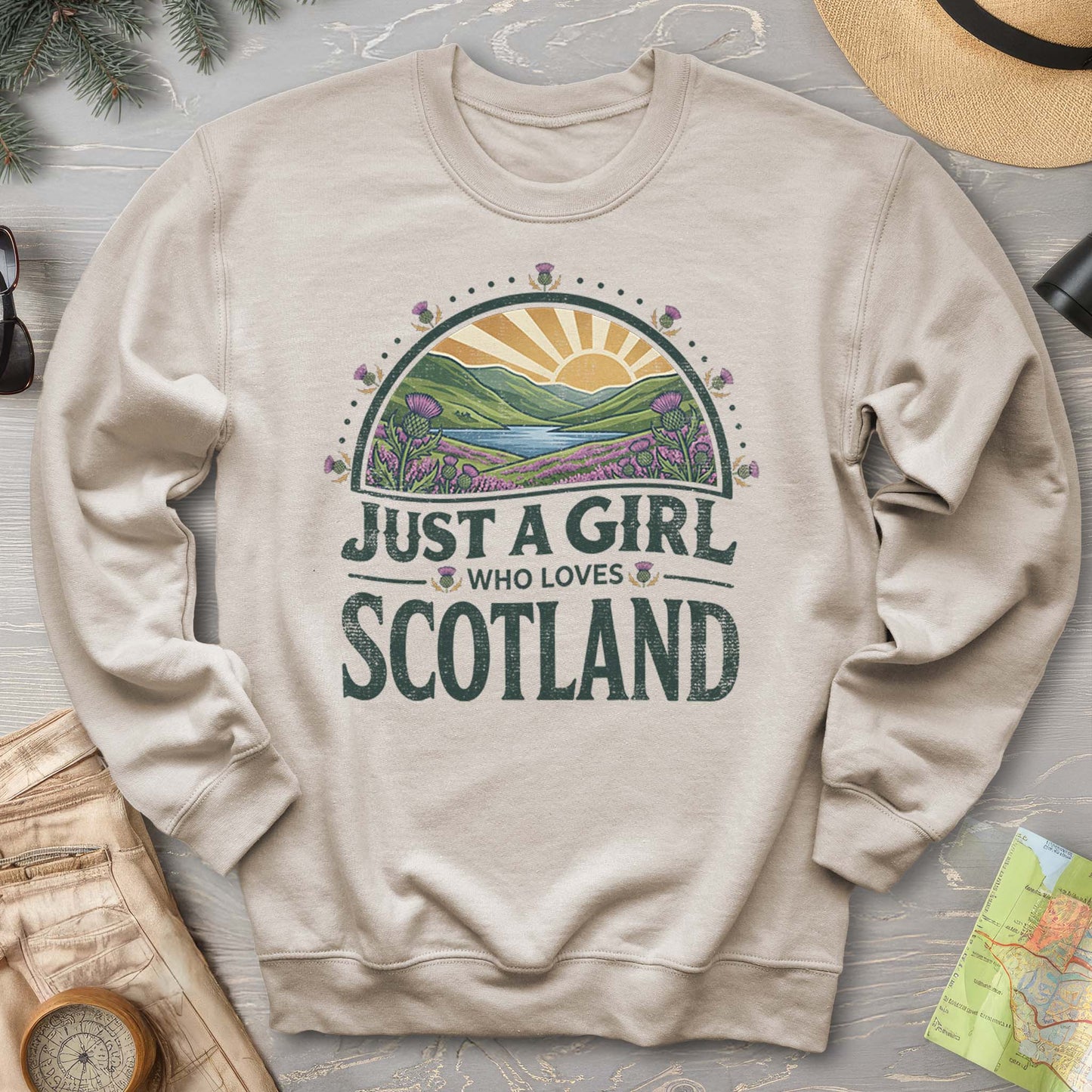 Just A Girl Scotland Sweatshirt