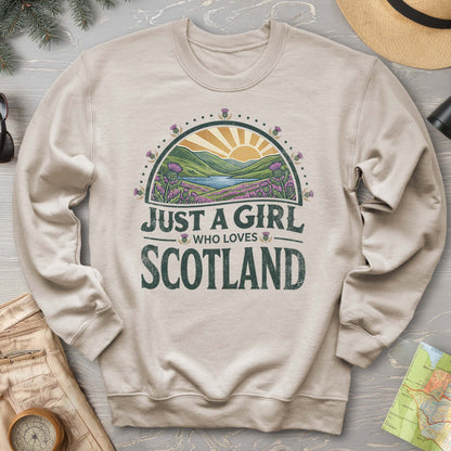 Just A Girl Scotland Sweatshirt