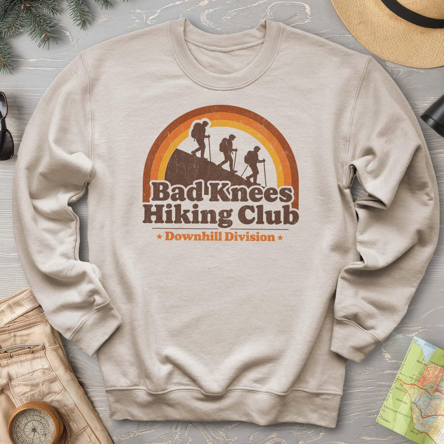 Bad Knees Hiking Club Sweatshirt