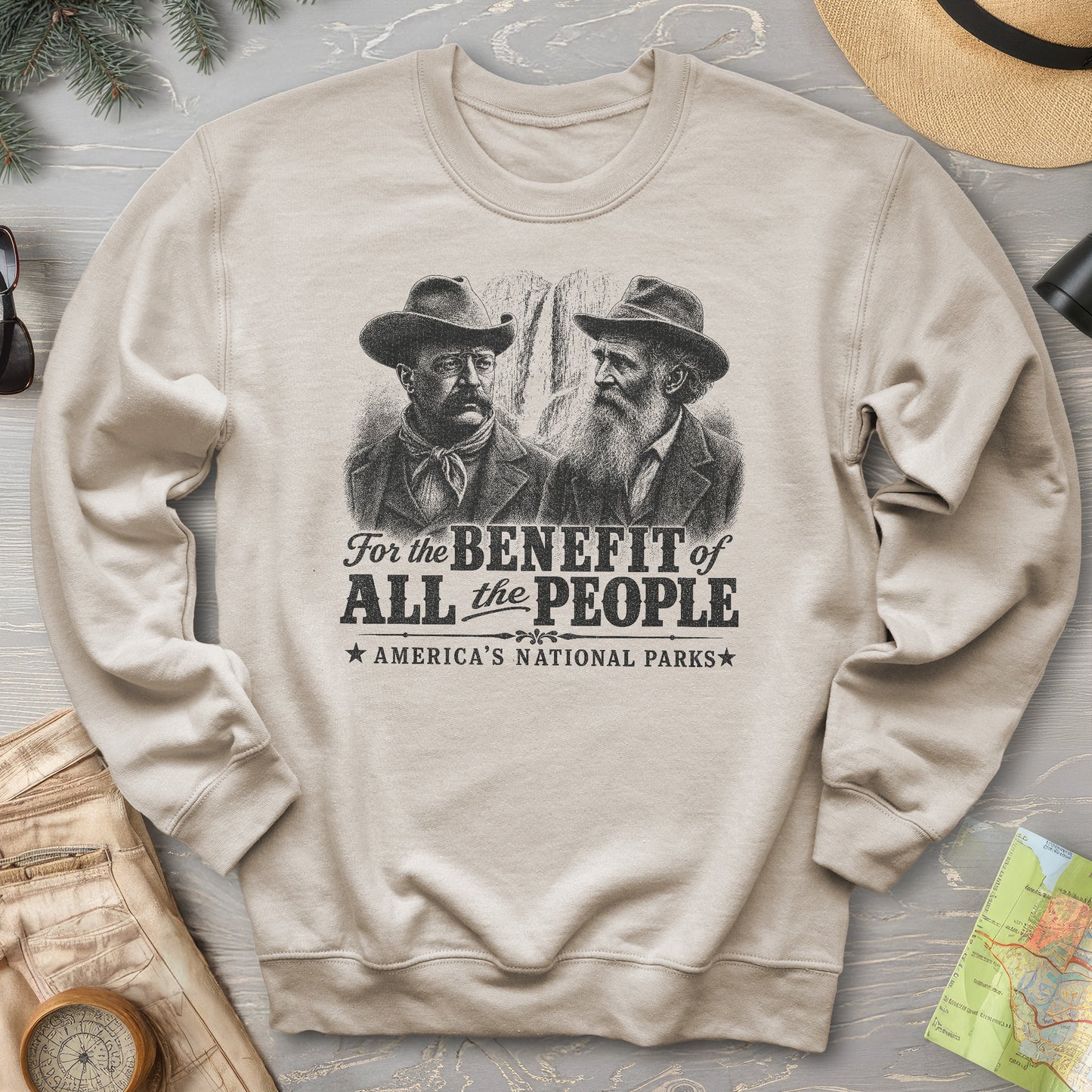 Roosevelt and Muir Sweatshirt