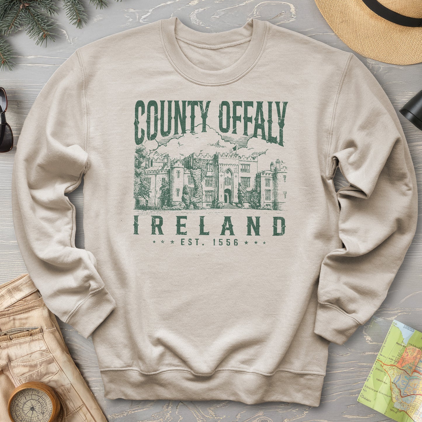 County Offaly Ireland Sweatshirt