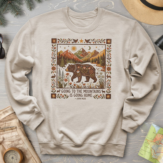 Going Home John Muir Sweatshirt
