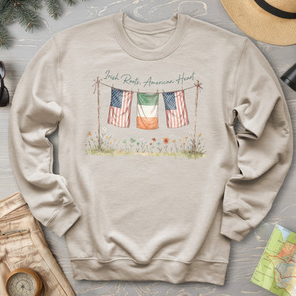 Irish Roots American Heart Sweatshirt