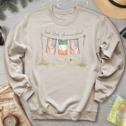 Irish Roots American Heart Sweatshirt
