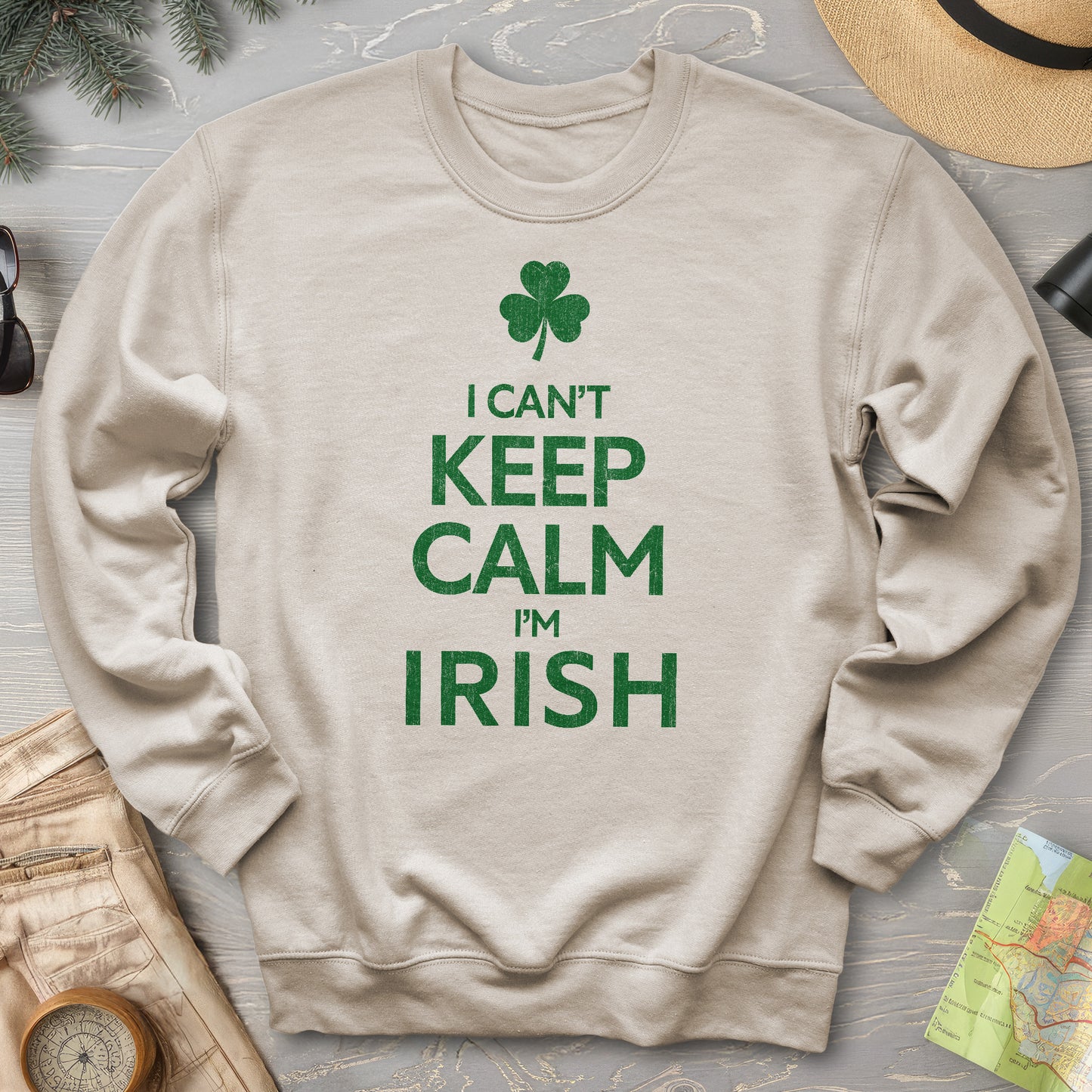 Keep Calm Irish Sweatshirt