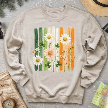 Irish Flower Stripes Sweatshirt