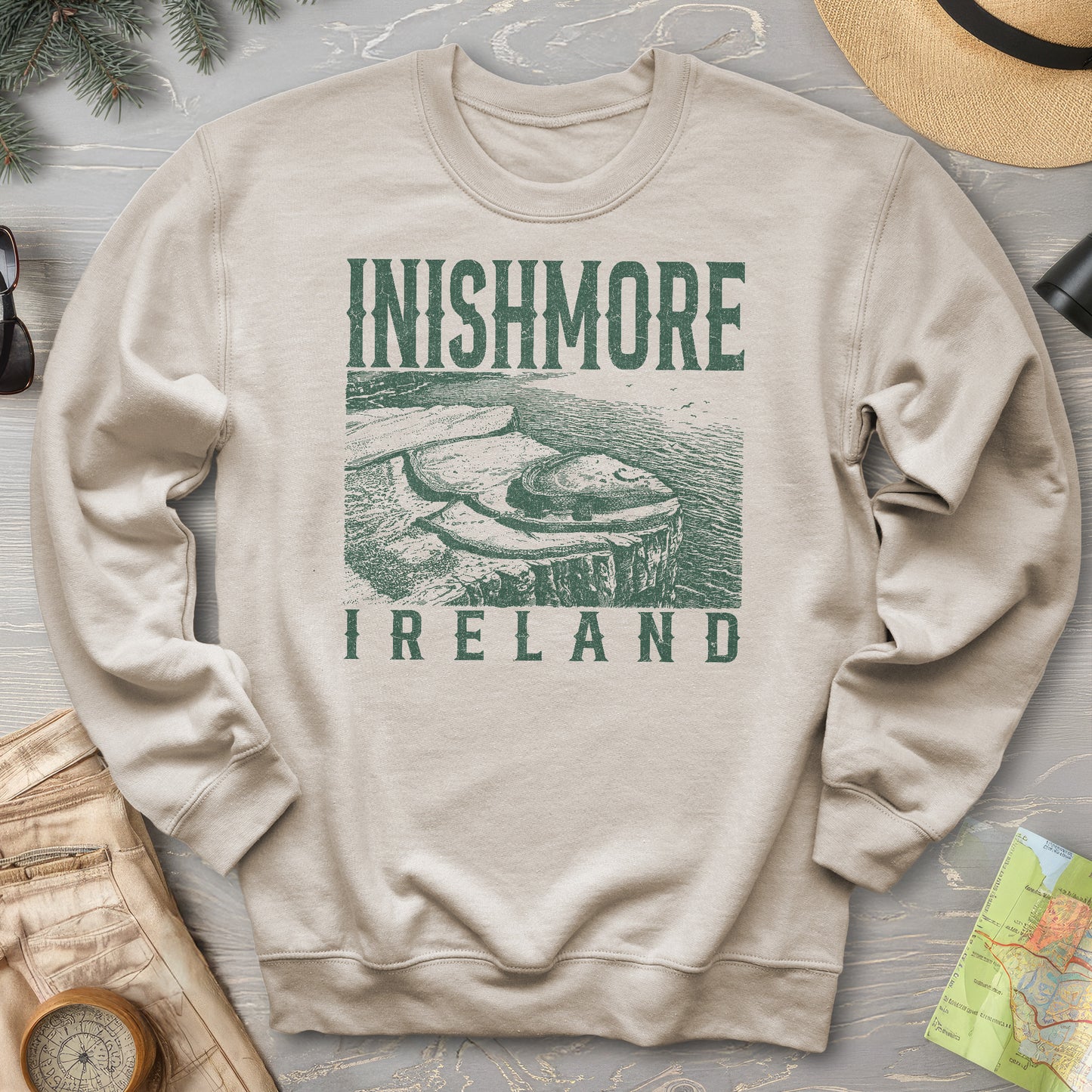 Inishmore Ireland Sketch Sweatshirt
