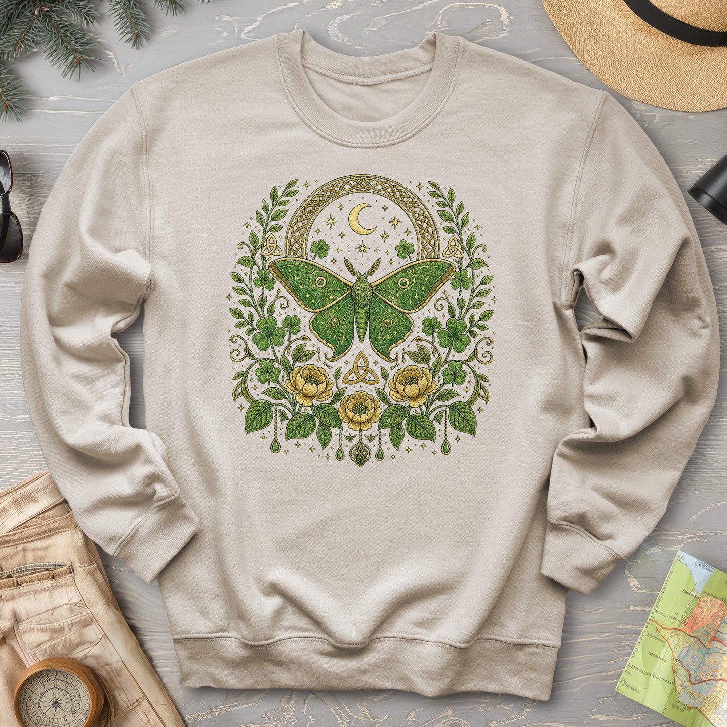 Irish Lunar Moth Sweatshirt