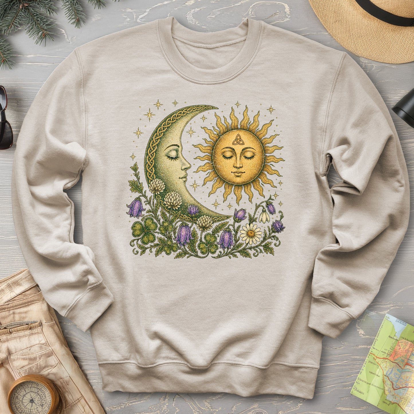 Irish Celtic Celestial Sweatshirt