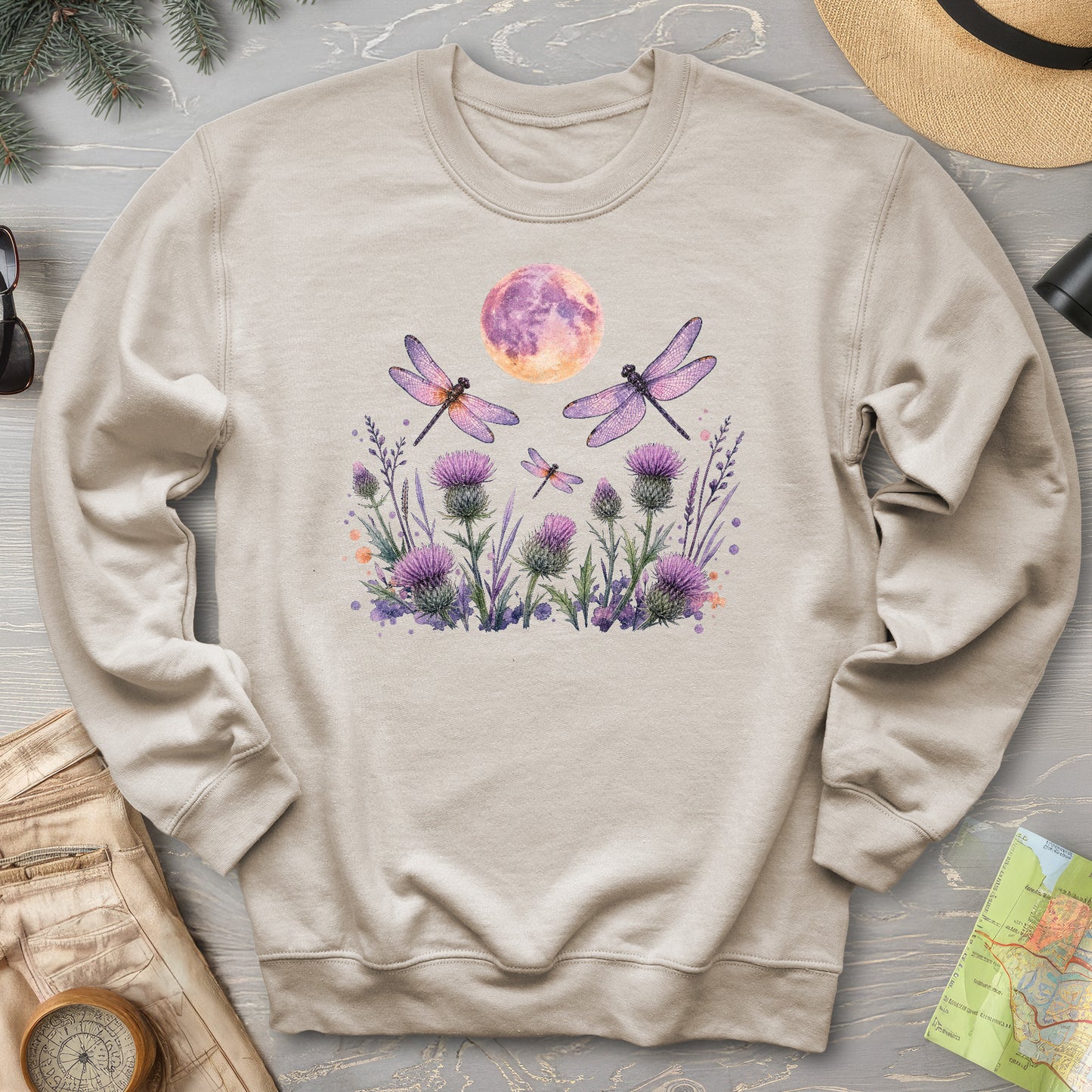 Midnight Dragonfly Sweatshirt
